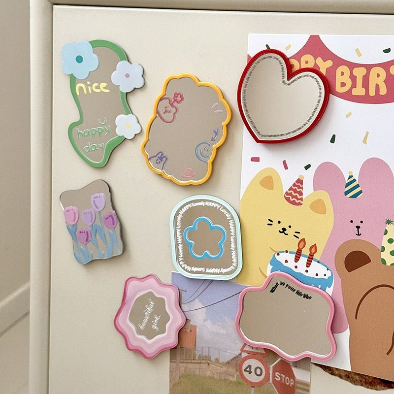 Irregular Graffiti Magnetic Mirror
