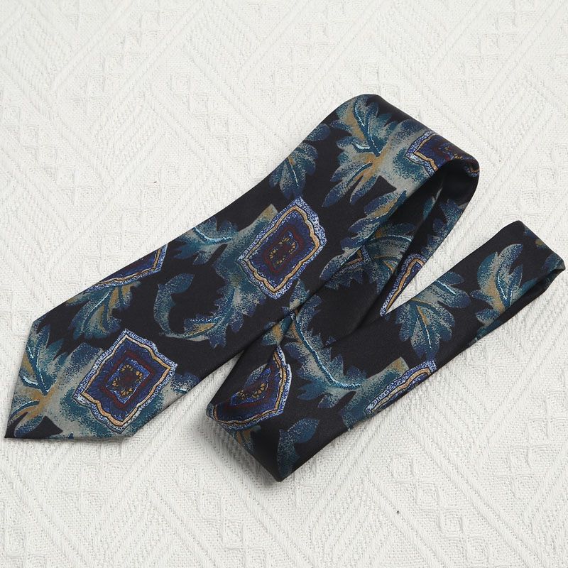 Retro Silk Look Mens Tie - Modomu