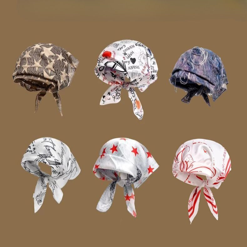 Retro Multifunctional Silk Headscarf