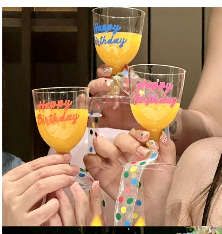 Polka Dot Party Wine Goblet - Modomu