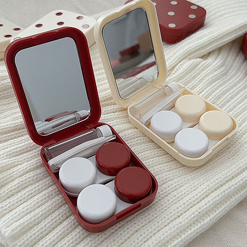 Polka Dot Contact Lens Case