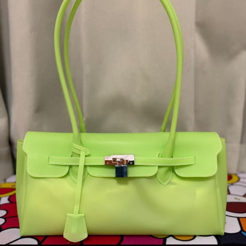 Structured Jelly Shoulder Bag