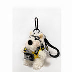Cartoon Puppy Plush Keychain