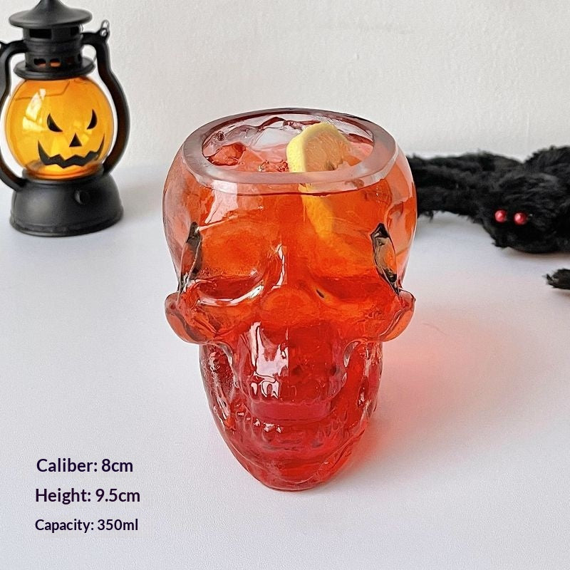 Skull Shaped Drinking Glass