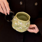 Vintage Floral Ceramic Mug