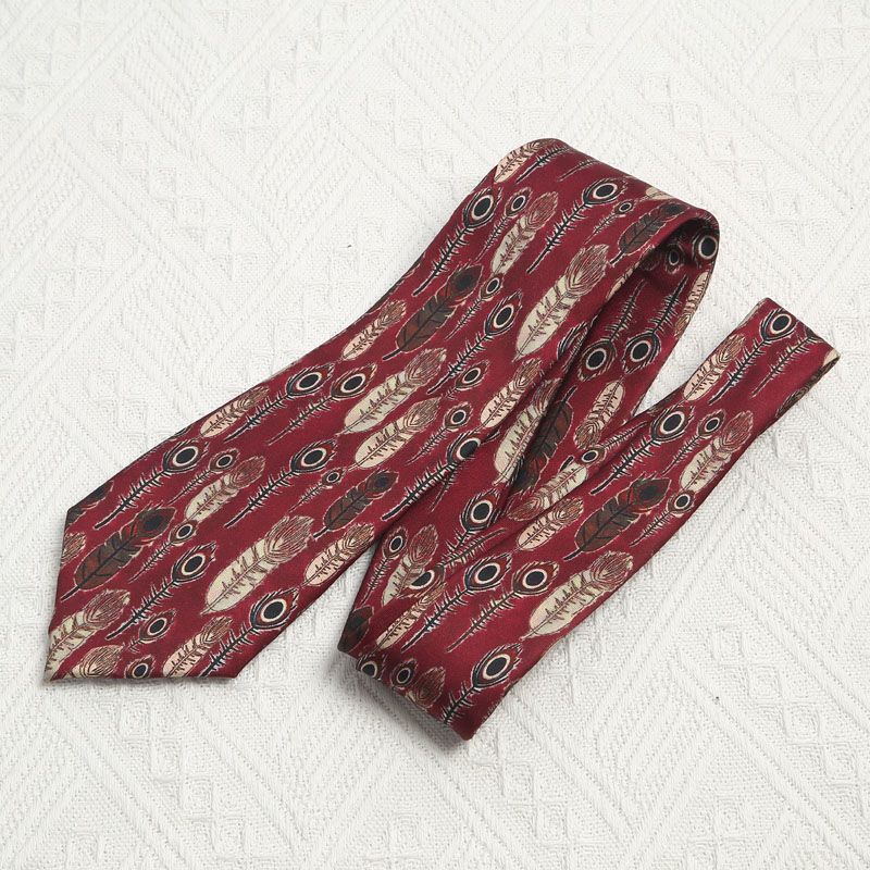 Retro Silk Look Mens Tie - Modomu