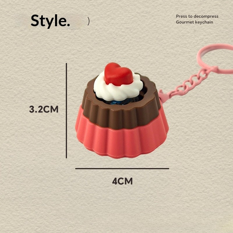 Miniature Food Press Button Charm