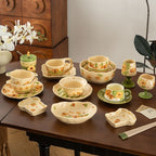 Butterfly Floral Ceramic Rice Bowl - Modomu