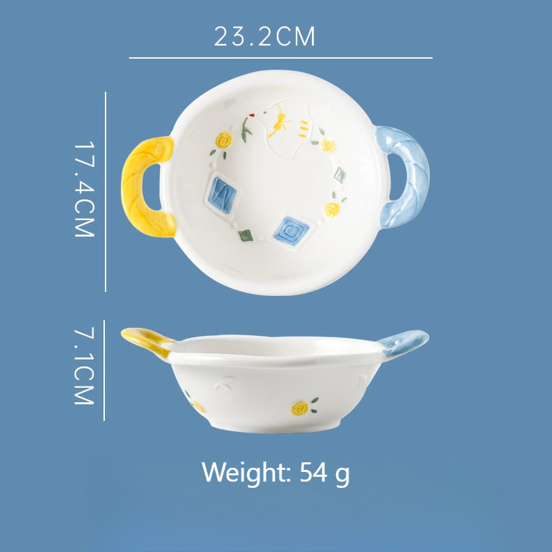 Ceramic Pigeon Decorative Bowl - Modomu