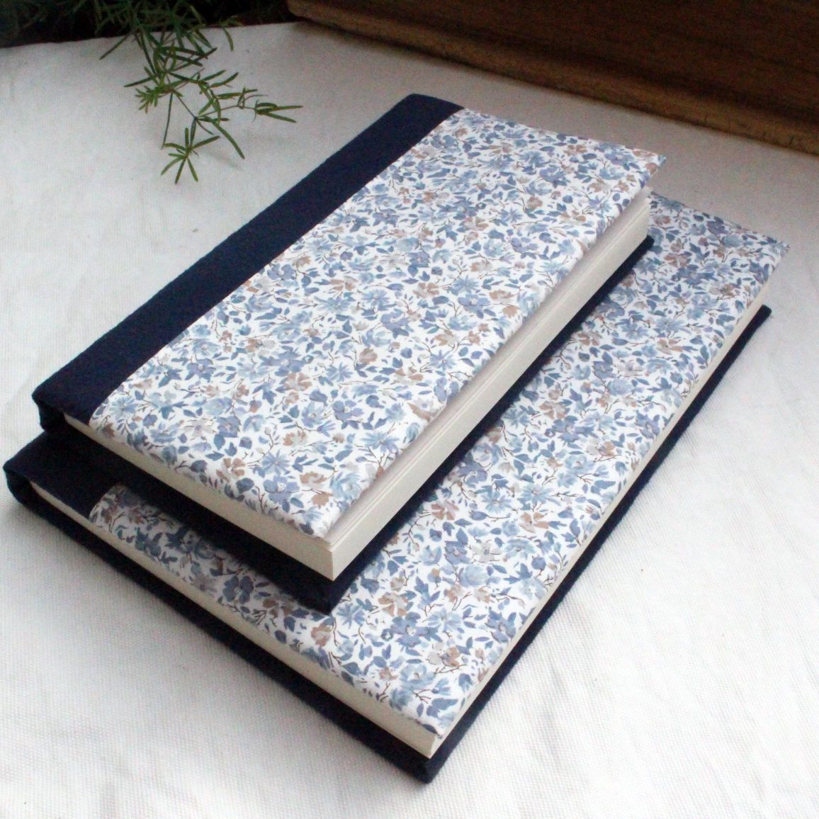Fabric Diary Grid Notebook - Modomu