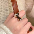 Cute Dachshund Pearl Ring - Modomu