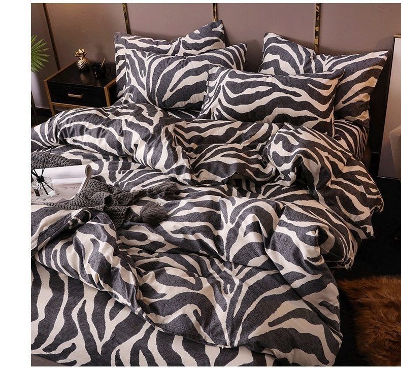 Animal Print Cotton Bedding Set