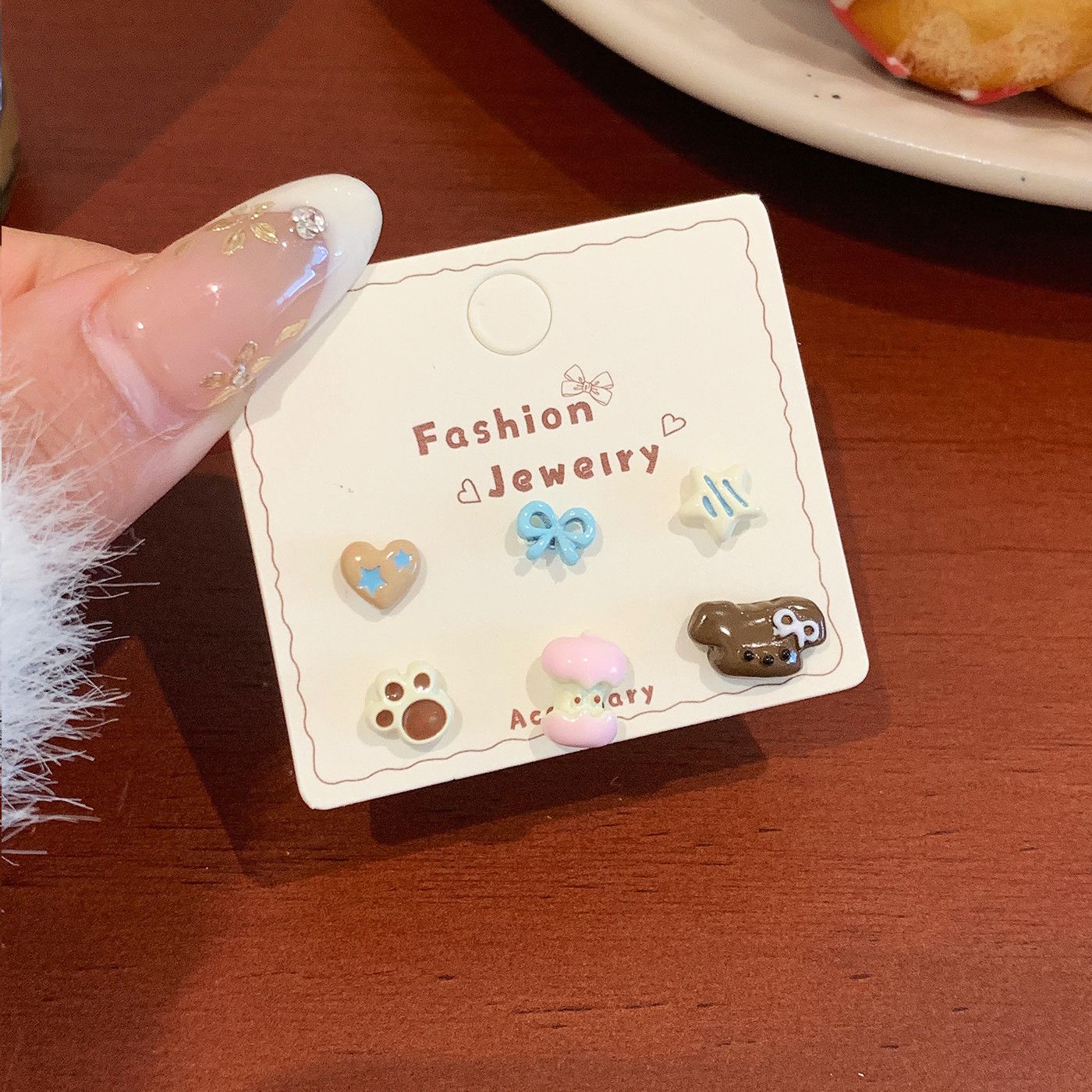 Sweet Puppy Stud Earrings Set - Modomu