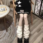 Ribbed Knit Stacked Socks - Modomu