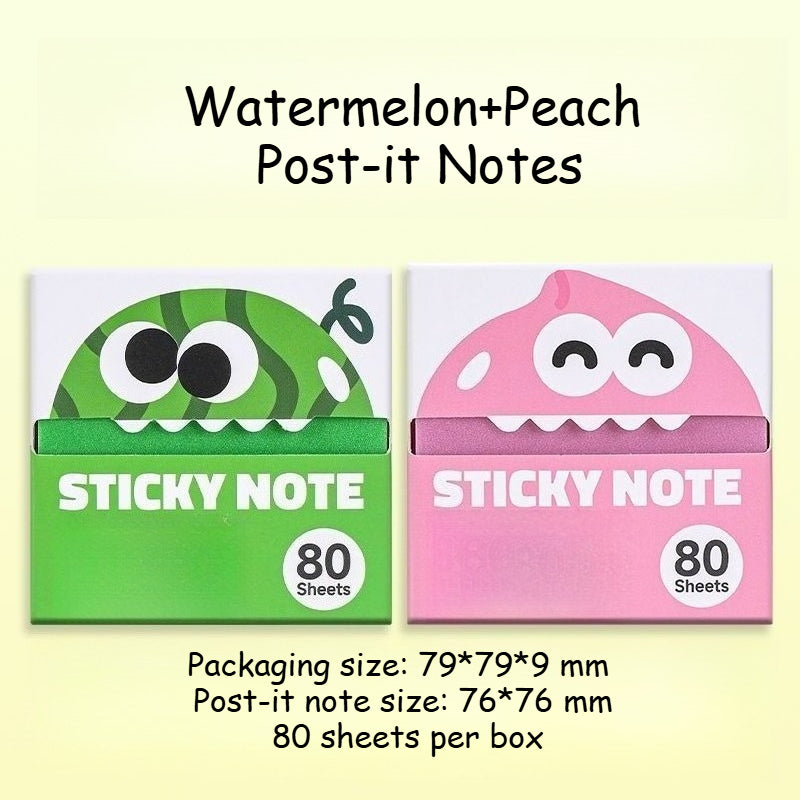 Fruit Monster Sticky Notes
