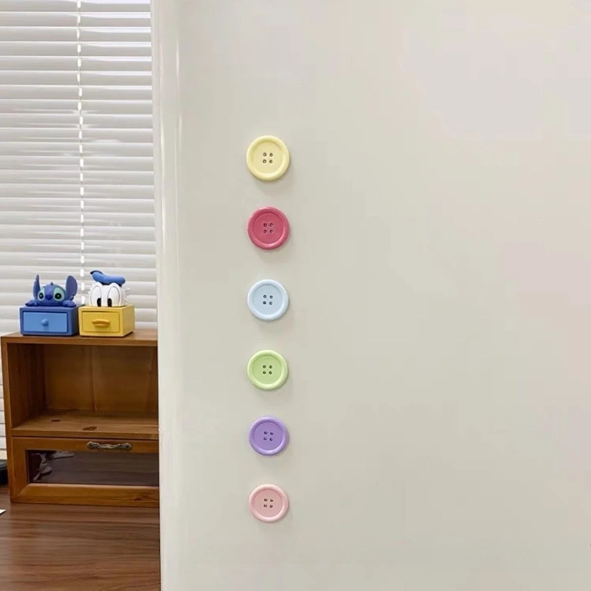 Pastel Button Fridge Magnets