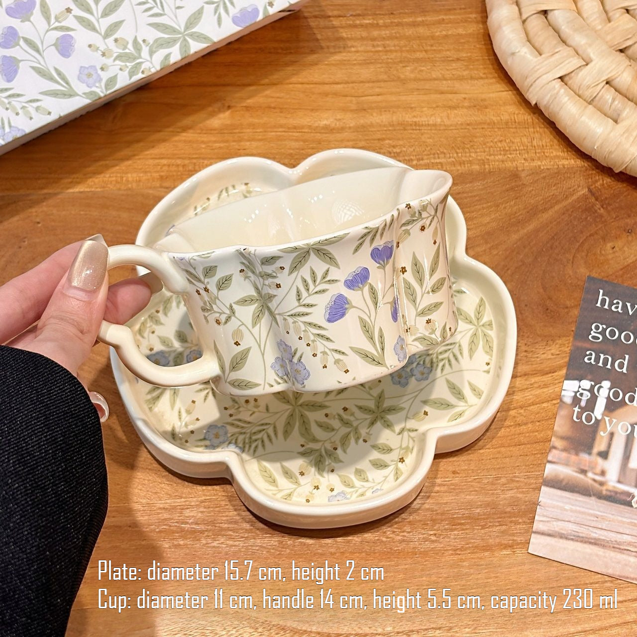 French Floral Ceramic Tableware