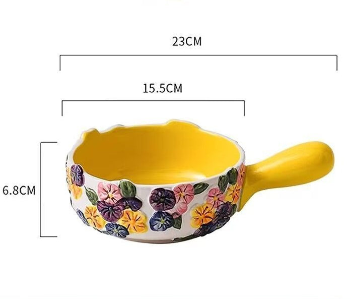 Raised Pattern Ceramic Tableware
