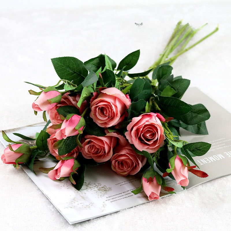 Artificial Rose Stems Home Decor