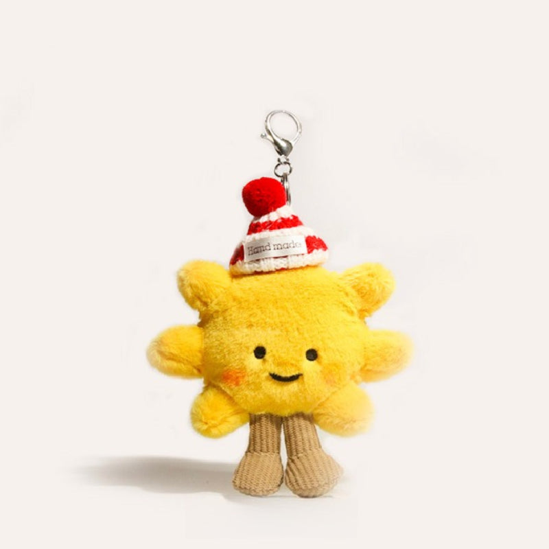 Sunflower Plush Bag Charm Keychain - Modomu