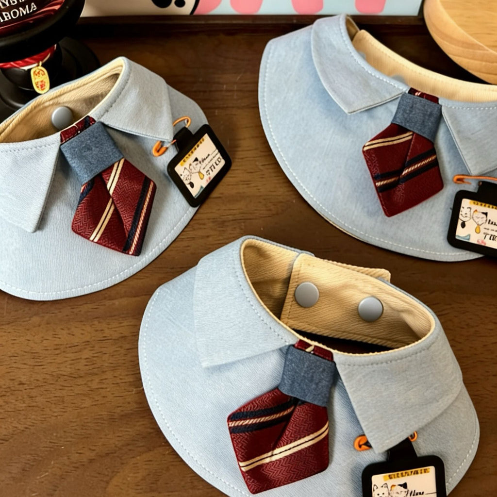 Floral Plaid Pet Bow Tie