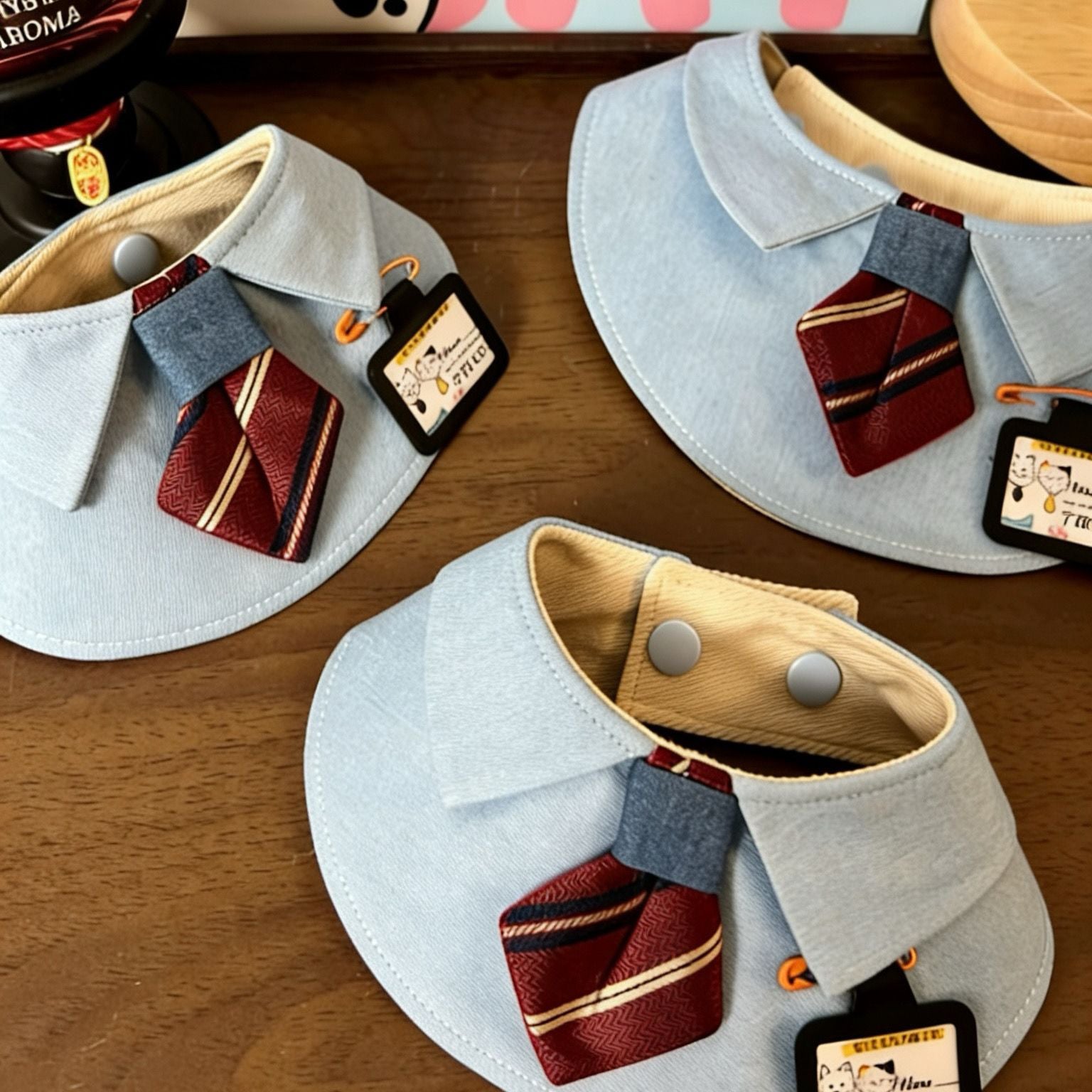 Floral Plaid Pet Bow Tie