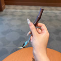 Pearlescent Bamboo Handle Soup Spoon