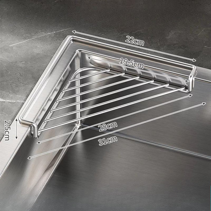 Corner Sink Drain Rack