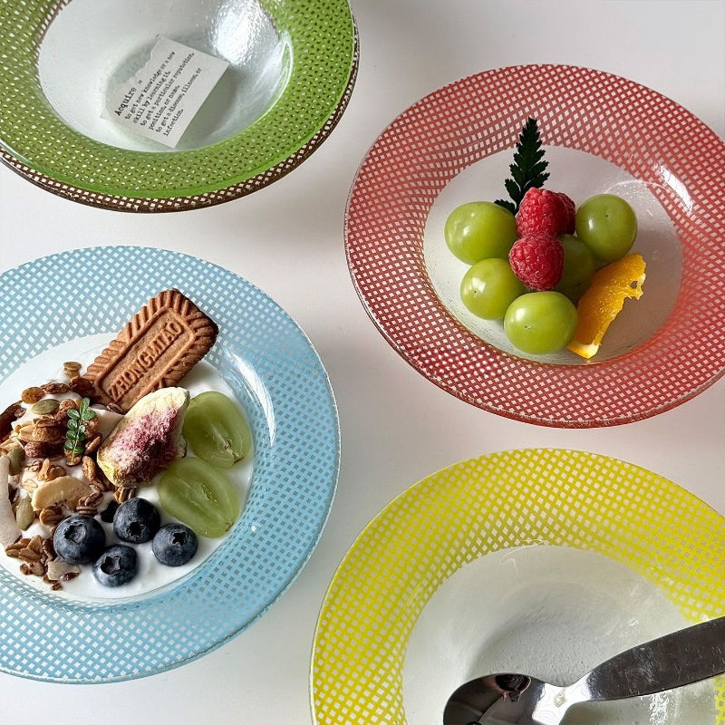 Textured Rim Pasta Plate