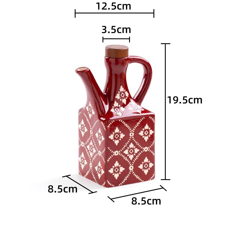 Tile Pattern Oil Cruet