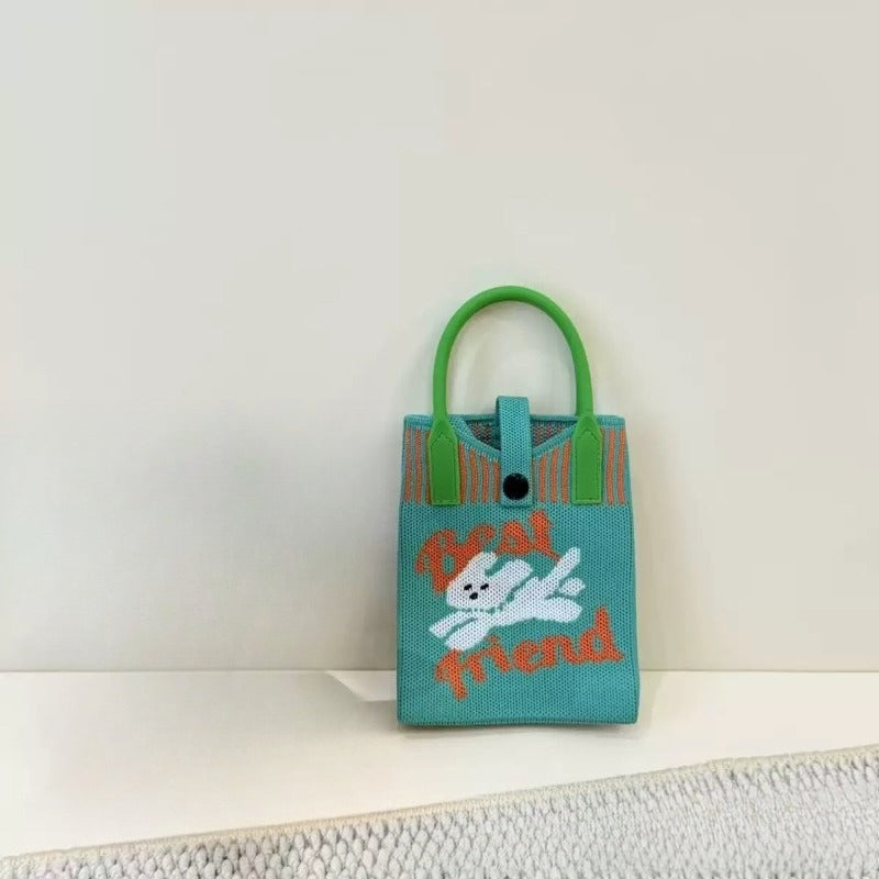 Knit Animal Phone Bag