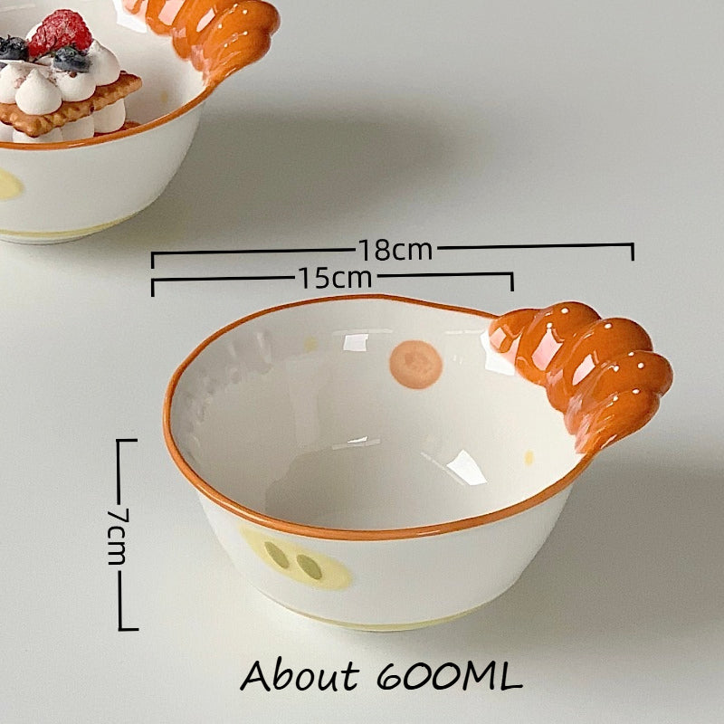 Cute Ceramic Cartoon Rice Bowl - Modomu