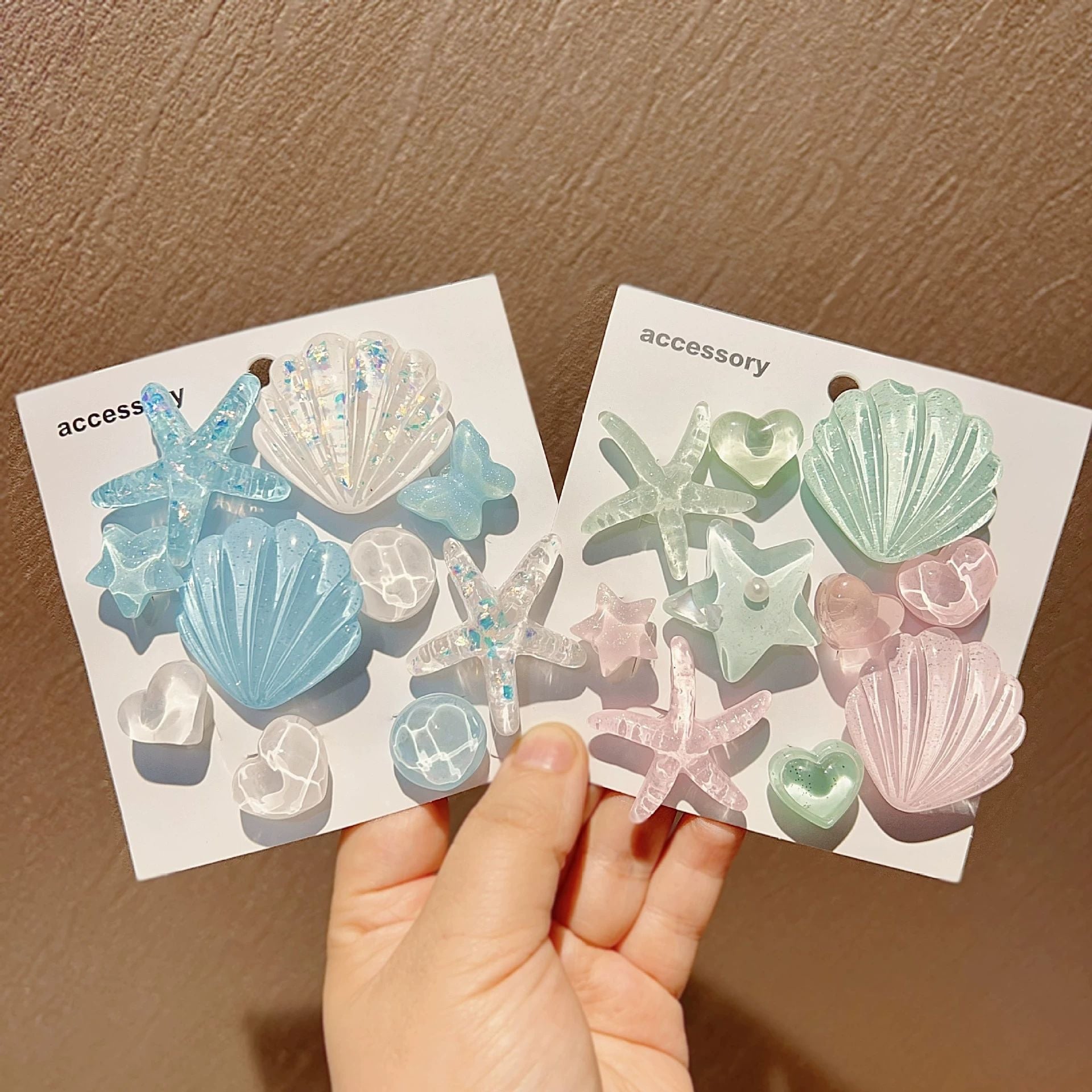 Seashell Starfish Charm Set