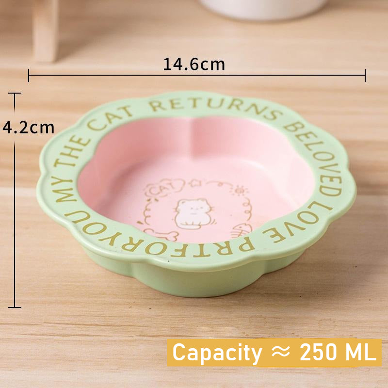 Elevated Ceramic Pet Food Bowl