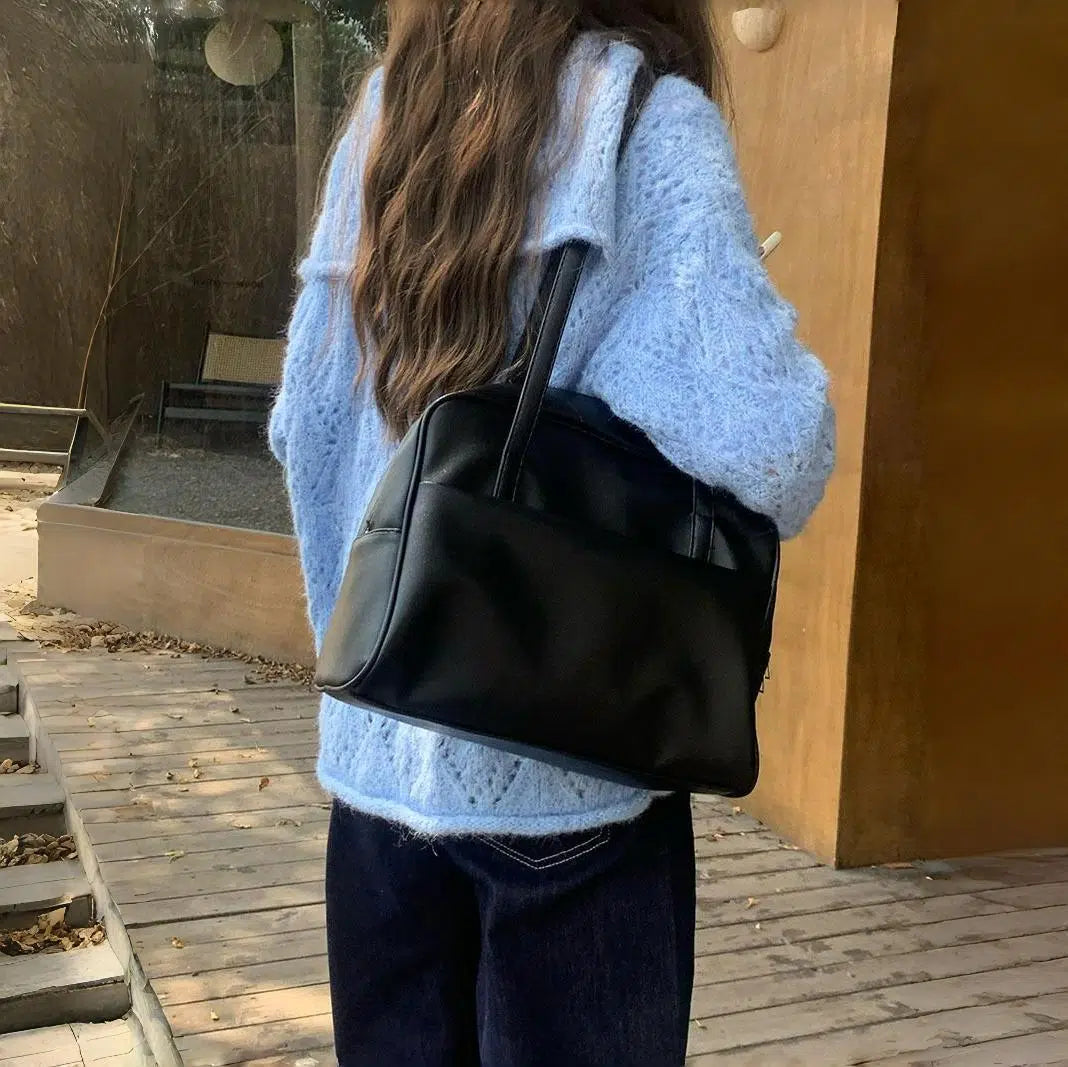 Korean Retro Underarm Tote Bag