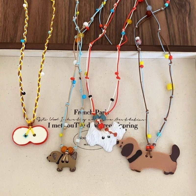 Cute Puppy Pendant Necklace - Modomu