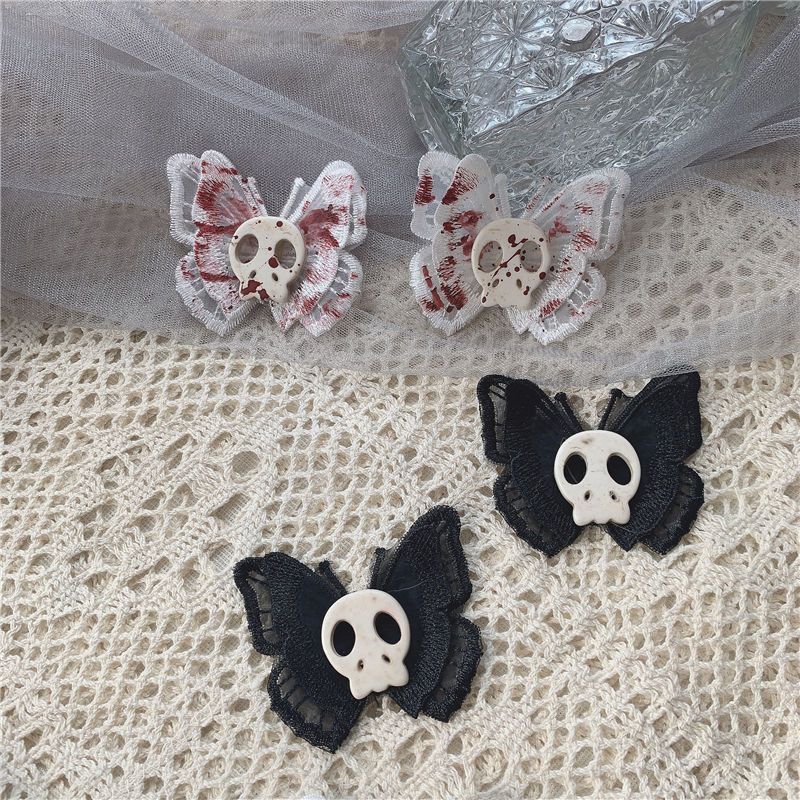 Skull Cherub Butterfly Slide