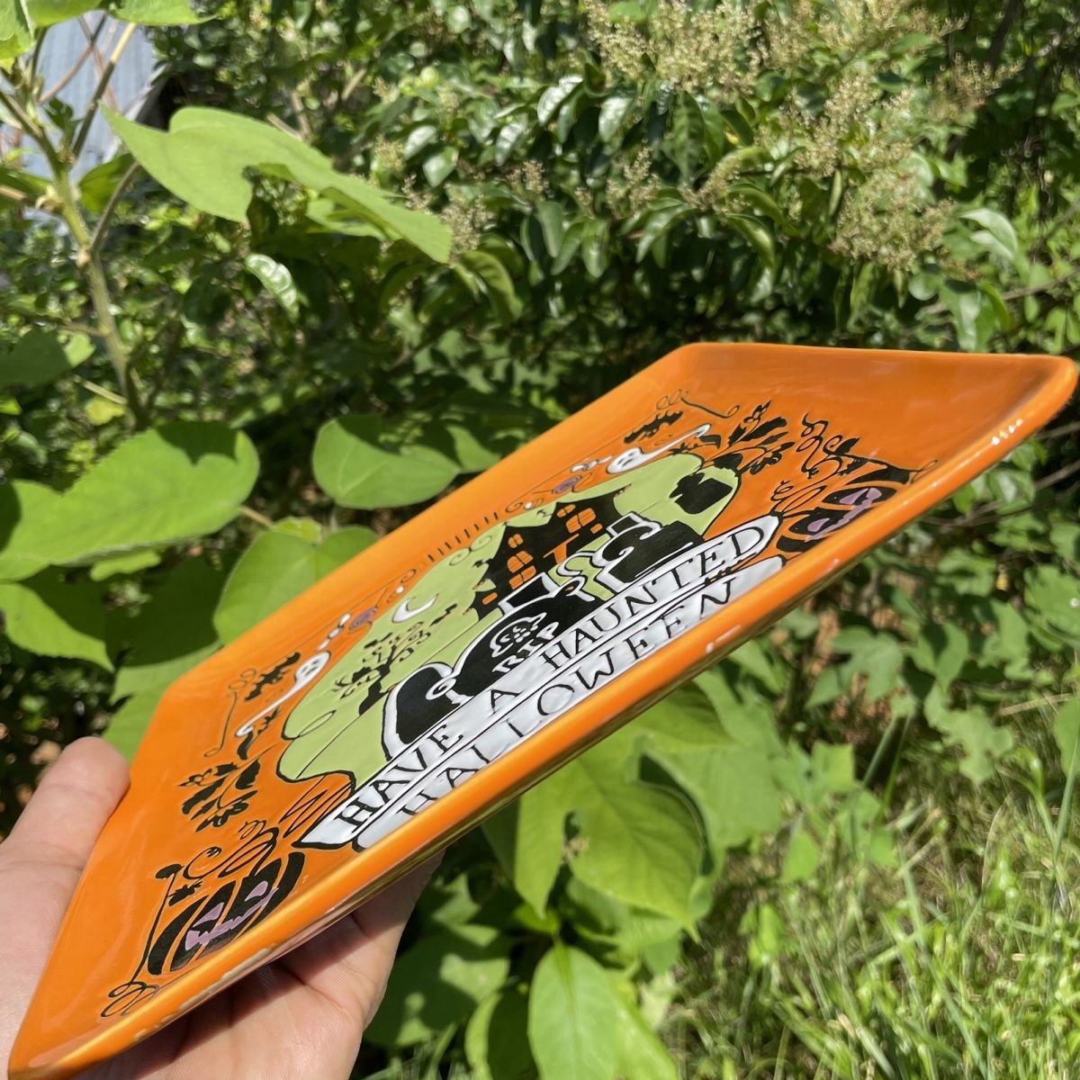 Haunted House Square Plate