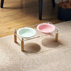 Elevated Ceramic Pet Feeding Bowl