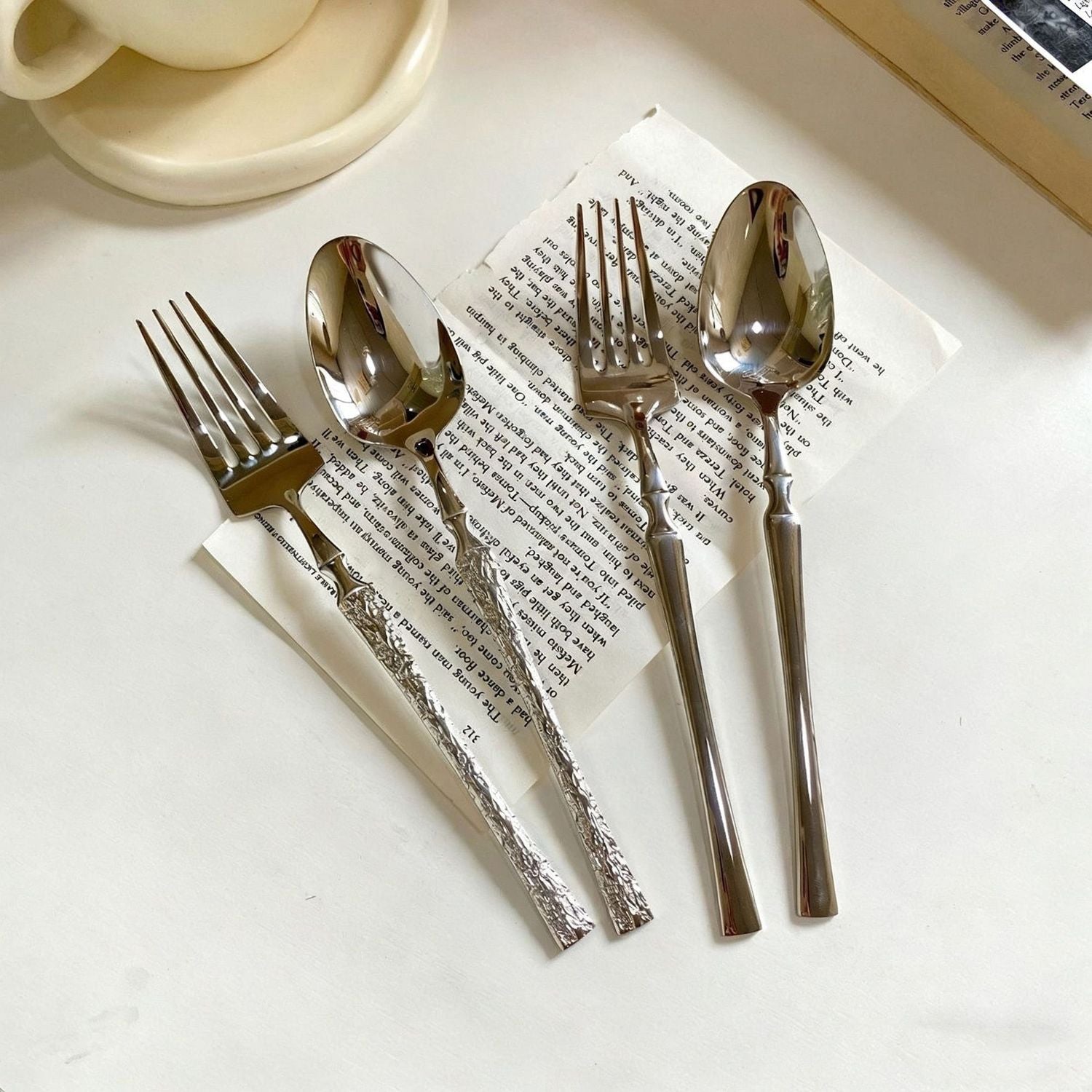 Flat Handle Stainless Cutlery Set