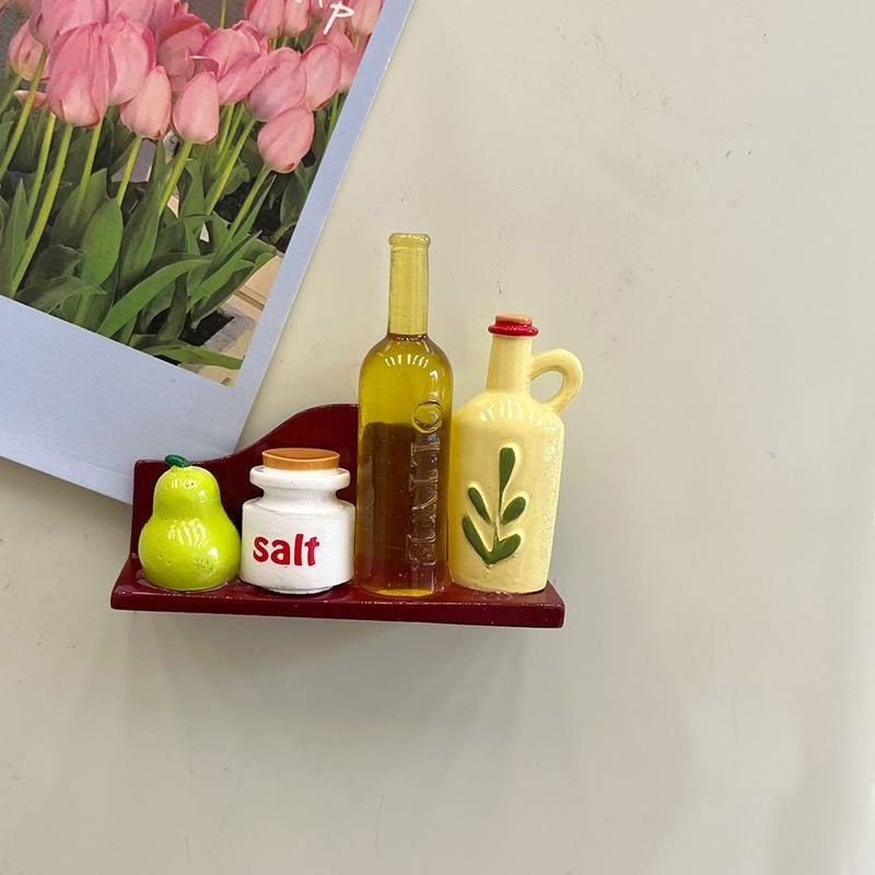 Floral Fridge Magnet Sticker