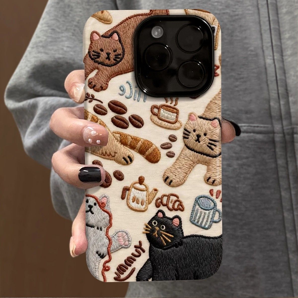 Cat Coffee iPhone Protective Case - Modomu