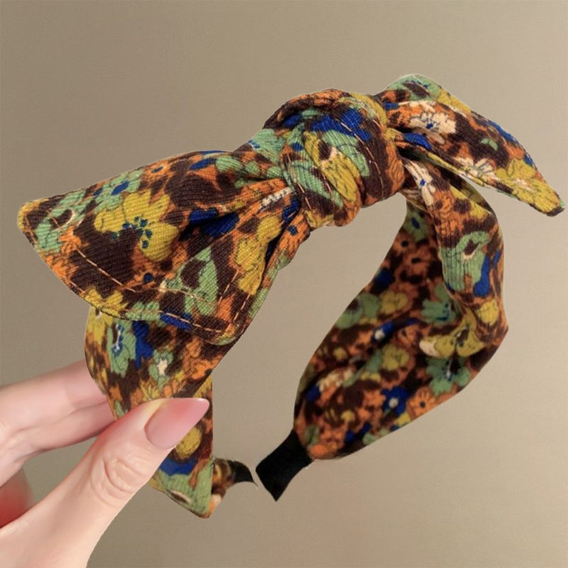 Floral Bow Headband