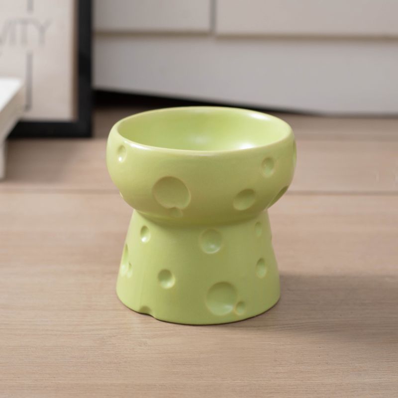 Ceramic Pet Elevated Feeding Bowl