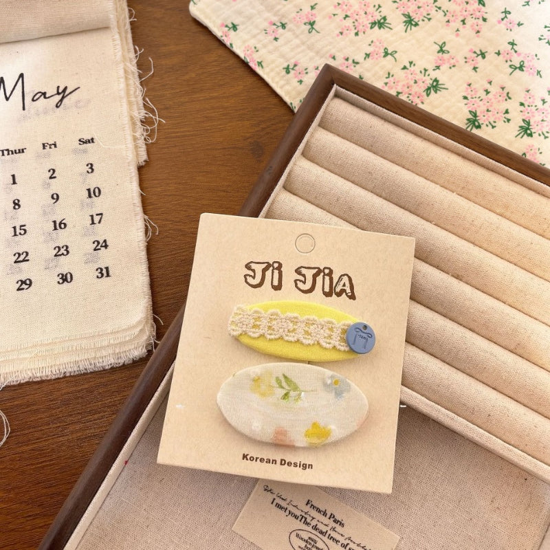 Floral Bunny Kids Hair Clip - Modomu