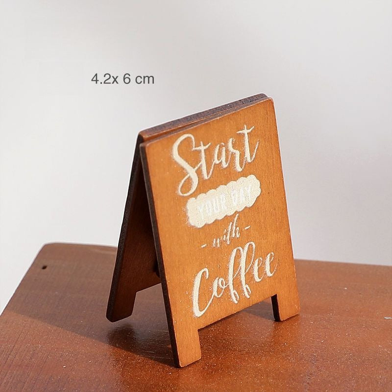 Wooden Note and Photo Clip