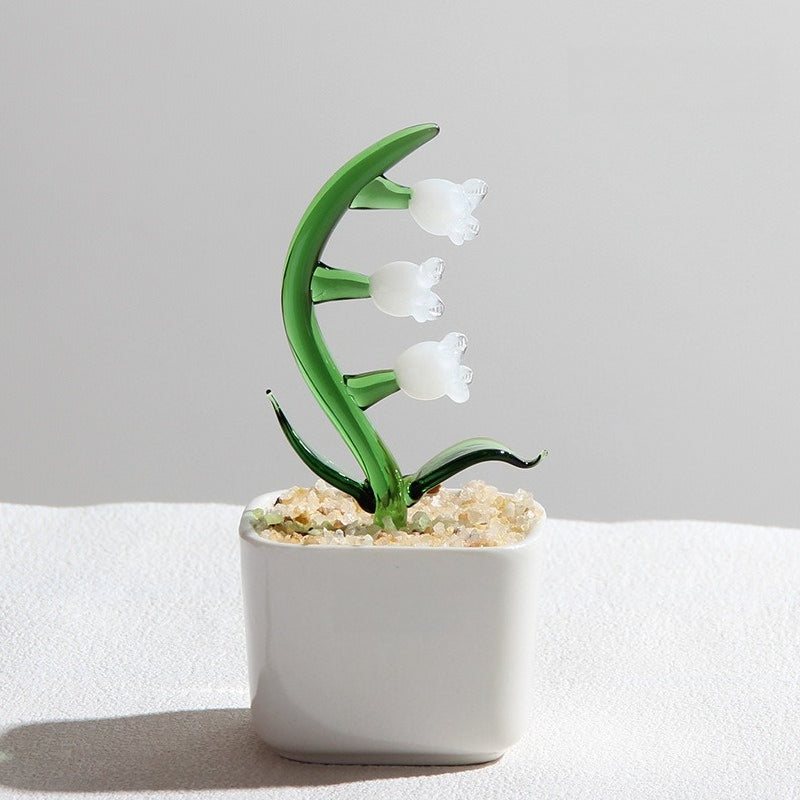Glass Succulent Cactus Ornament - Modomu