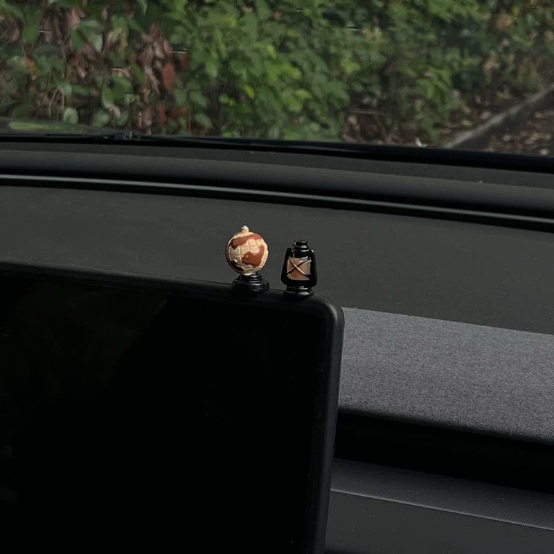 Cartoon Globe Car Ornament