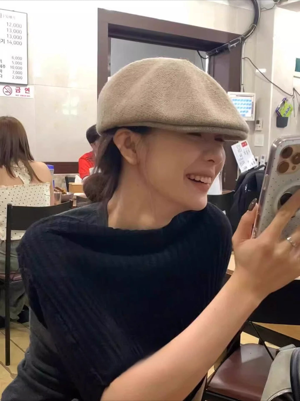 Retro Beret Newsboy Cap