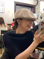 Retro Beret Newsboy Cap